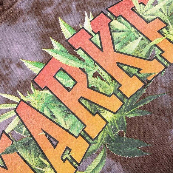 Market Arc Herbal Remedy Tie-dye Hoodie - Purple/Grey/White - Picture 4 of 8